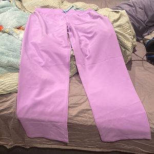 FIGS Livingston high waisted scrub pants size XL tall purple lilac